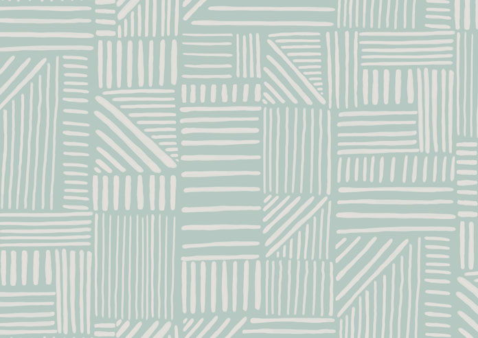 Irregular Tiles, Duckegg - Twist&Fit Roller Blind - Image 6